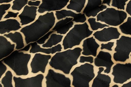 Veloursfell Tiermotive 3 mm hoch Steppen-Giraffe