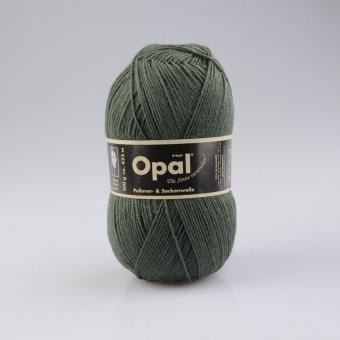 Opal Pullover- und Sockenwolle - 100 g - Uni Olivgrün