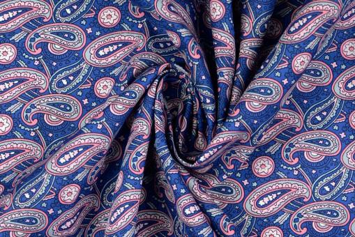 Baumwollstoff - Perfect Paisley - Blau 