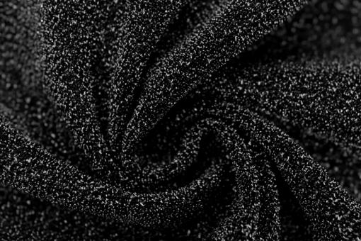 Stretch-Lurex - Glitter Schwarz