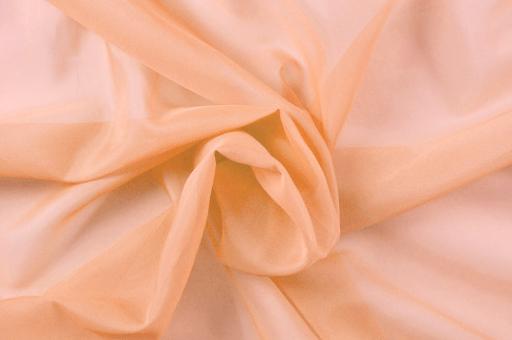 Voile Klassik - Breite: 150 cm Apricot