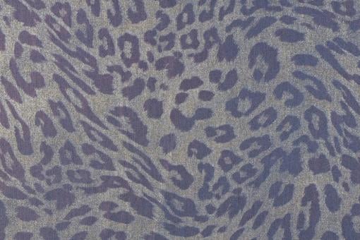 Jeansstoff Glamour - Leopard 