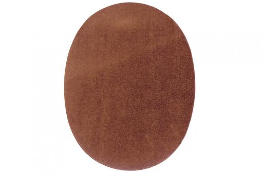 Veloursflicken - 10 x 12,8 cm - 2 Stück Cognac