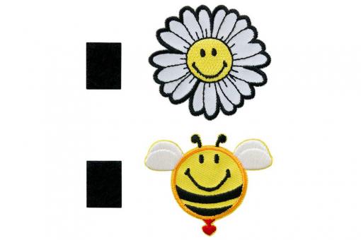 Applikation - Smiley © - Biene &  Blume - Klett 