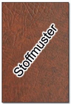 Stoffmuster: Lederimitat - Büffel - Schokobraun-Marmor 