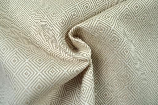 Outdoor-Stoff Dralon® - Jacquard Raute - Beige 