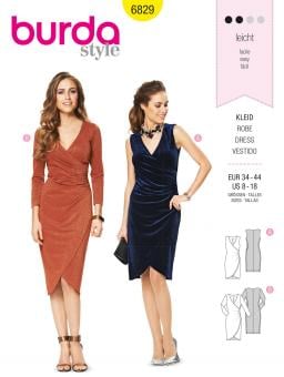 burda Schnittmuster 6829 - Kleid 