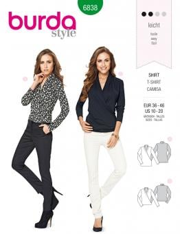 burda Schnittmuster 6838 - Shirt 