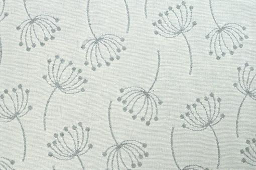 Pusteblumen-Schirmchen - Dekostoff Jacquard - Creme/Hellgrau 