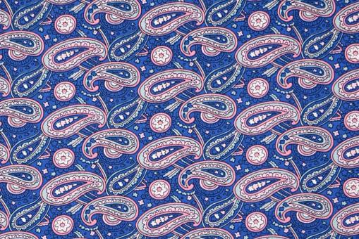 Baumwollstoff - Perfect Paisley - Blau 