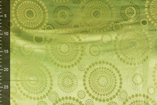 Brokat Dotty Mandala - Lime 