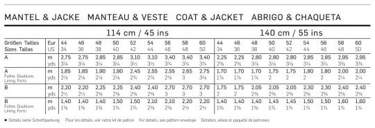 burda Schnittmuster 6932 - Mantel & Jacke 