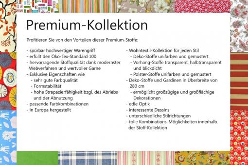 Dekostoff premium - Dolce - Paisley-Blüten 