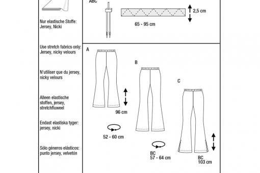 burda Schnittmuster 5874 - Hose 